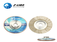 ZL-WMCY01（Shinning Dot Pattern）Aluminum Bond Diamond Sanding Flap Discs for Stone Ceramic Concrete Glass
