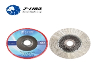 ZL-WMC65S（Shinning Dot Pattern）Diamond Flap Discs Flap Wheel for Glass Stone Concrete