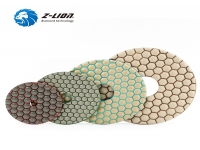 ZL-123D Honeycomb Flexible Polishing Pad for Granite Marble Concrete Dry Use