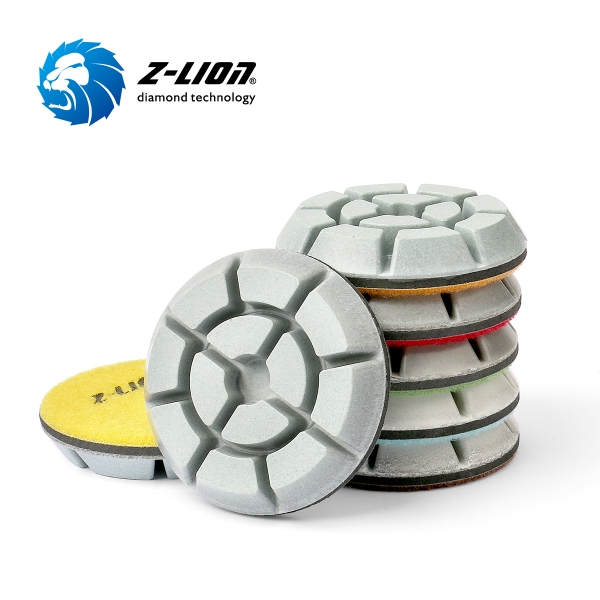 ZL-16KW Dry Resin Diamond Polishing Pads for Concrete Floor Polishing