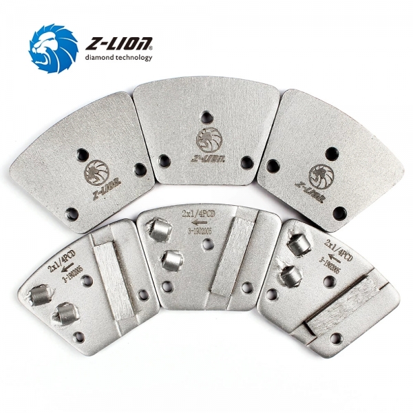 ZL-PCD-11 PCD Trapezoid Diamond Grinding Pads for Concrete Floors Polishing
