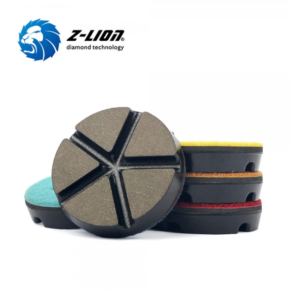 ZL-16CT 3" Ceramic Bond Transition Diamond Polishing Pads for Concrete Floor Grinding